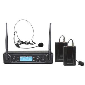 ZZIPP  Set doppio radiomicrofono ad archetto UHF 675,30/695,30  TXZZ522